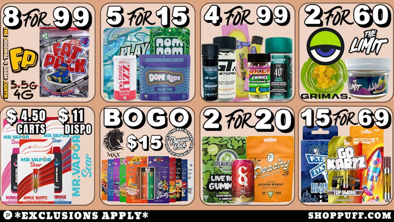 PUFF Madison Heights - Recreational 21+ 💰IT'S RAINING DEALS🌧️