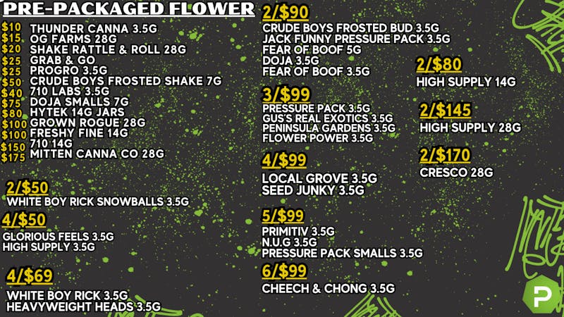 PUFF New Buffalo - RECREATION 21+ -NOW OPEN! !PREPACK DEALS!