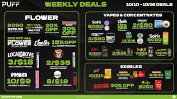 PUFF New Buffalo - RECREATION 21+ -NOW OPEN! 🏈 WEEKLY DEALS 🏈