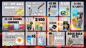 PUFF Bay City - RECREATIONAL 21+ 🎃👻 SPOOKY GOOD DEALS 👻🎃