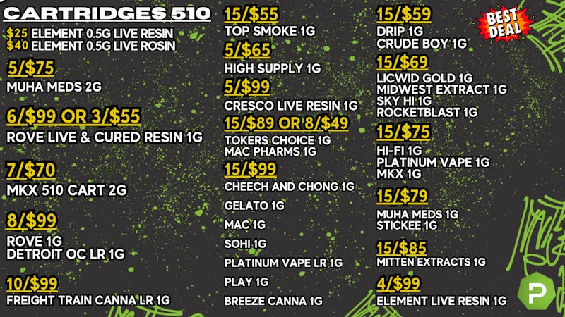 PUFF New Buffalo - RECREATION 21+ -NOW OPEN! 510 CARTRIDGE SALE, LOWEST AROUND!😮‍💨