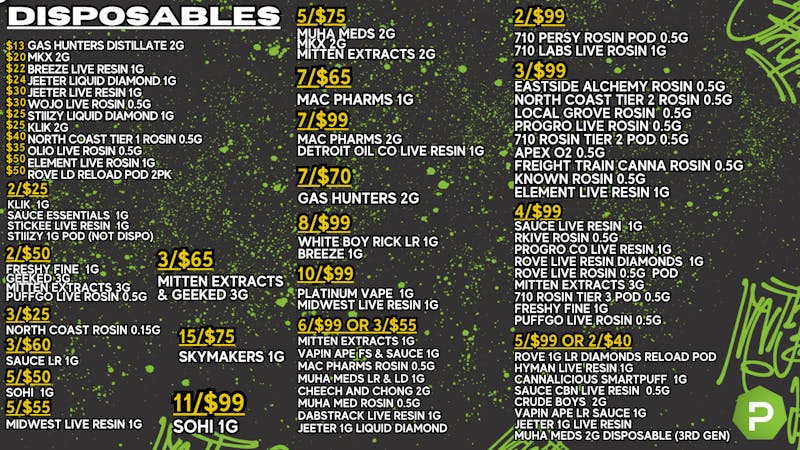 PUFF New Buffalo - RECREATION 21+ -NOW OPEN! LOWEST DISPOSABLE DEALS IN MICHIGAN!!!