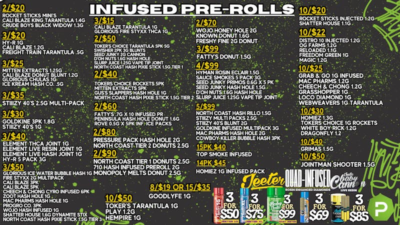 PUFF New Buffalo - RECREATION 21+ -NOW OPEN! 🔥INFUSED PREROLL DEALS!!!!!🔥