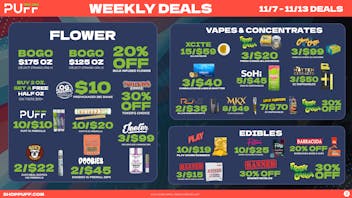 PUFF Monroe - RECREATIONAL 21+ NOW OPEN! Weekly Deals!!!