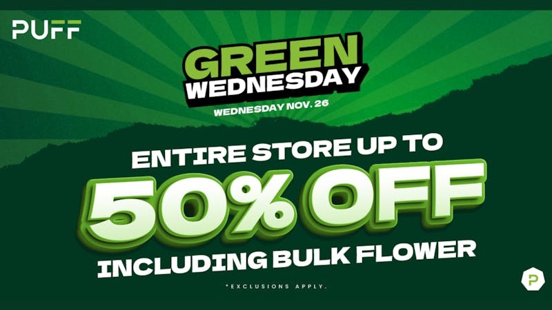 PUFF New Buffalo - RECREATION 21+ -NOW OPEN! UP TO 50% OFF STORE WIDE