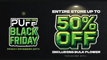 PUFF New Buffalo - RECREATION 21+ -NOW OPEN! BLACK FRIDAY ENTIRE STORE UP TO 50%OFF