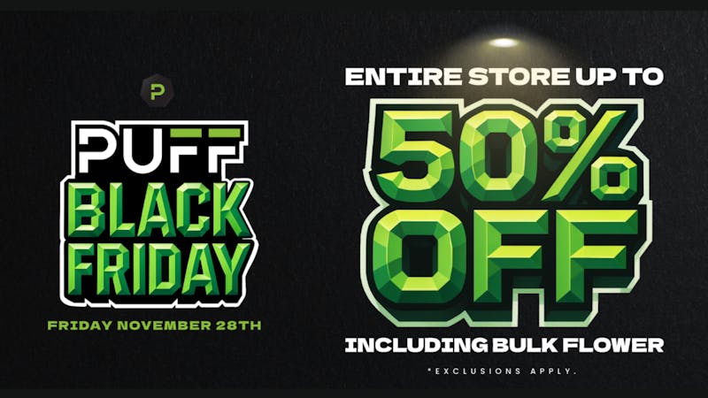 PUFF New Buffalo - RECREATION 21+ -NOW OPEN! BLACK FRIDAY ENTIRE STORE UP TO 50%OFF