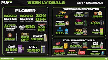 PUFF Kalamazoo - RECREATIONAL 21+ 🔥💨😶‍🌫️PUFF KALAMAZOO 12/5-12/11😶‍🌫️💨🔥