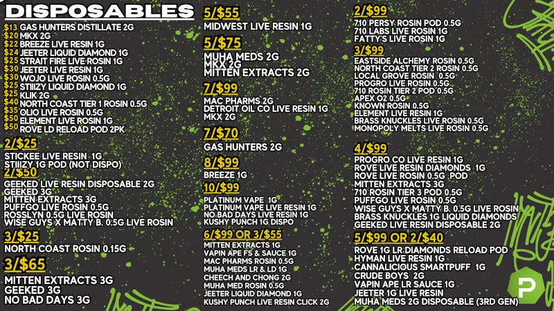 PUFF New Buffalo - RECREATION 21+ -NOW OPEN! LOWEST DISPOSABLE DEALS IN MICHIGAN!!!