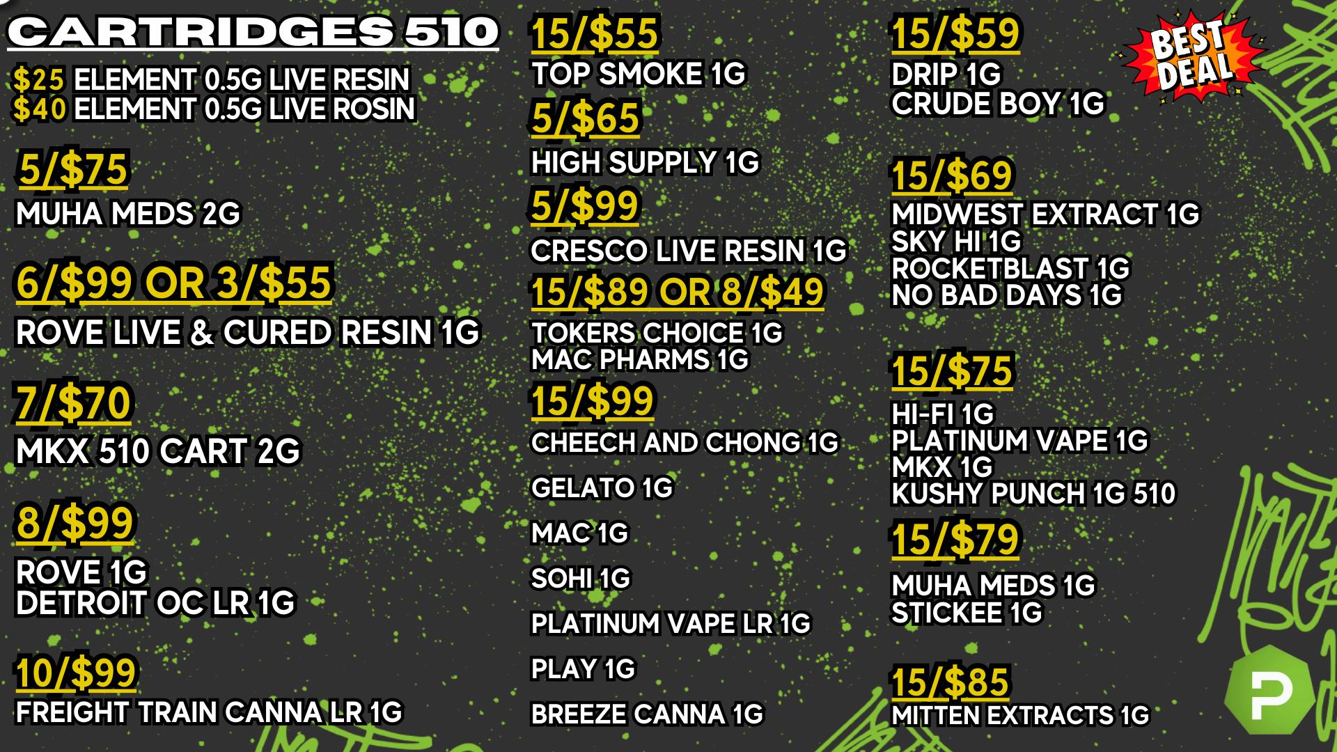 PUFF New Buffalo - RECREATION 21+ -NOW OPEN! 510 CARTRIDGE SALE, LOWEST AROUND!😮‍💨