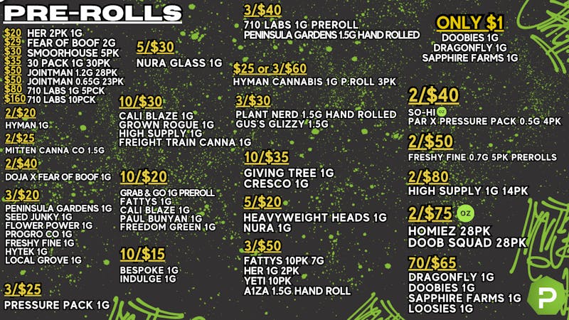 PUFF New Buffalo - RECREATION 21+ -NOW OPEN! BEST PREROLL DEALS AROUND💨