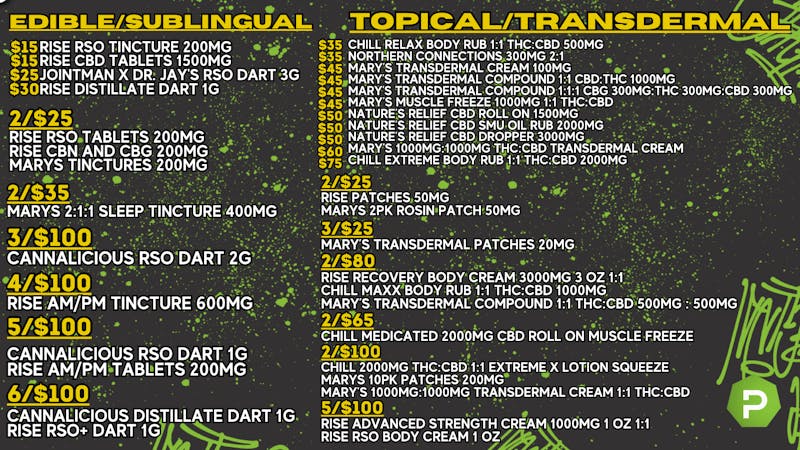 PUFF New Buffalo - RECREATION 21+ -NOW OPEN! 💨RSO AND TOPICAL DEALS💨