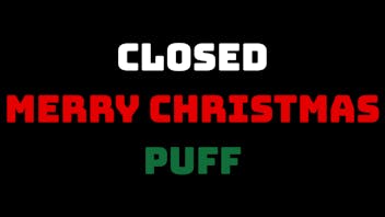PUFF Oscoda - RECREATIONAL 21+ Christmas Day!!!