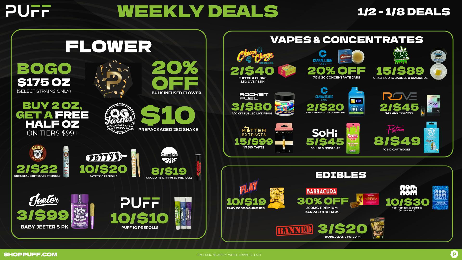 PUFF Center Line - OPEN NOW 🐻‍❄️🛷☃️❄️January Survival Starts Here❄️☃️🛷🐻‍❄️