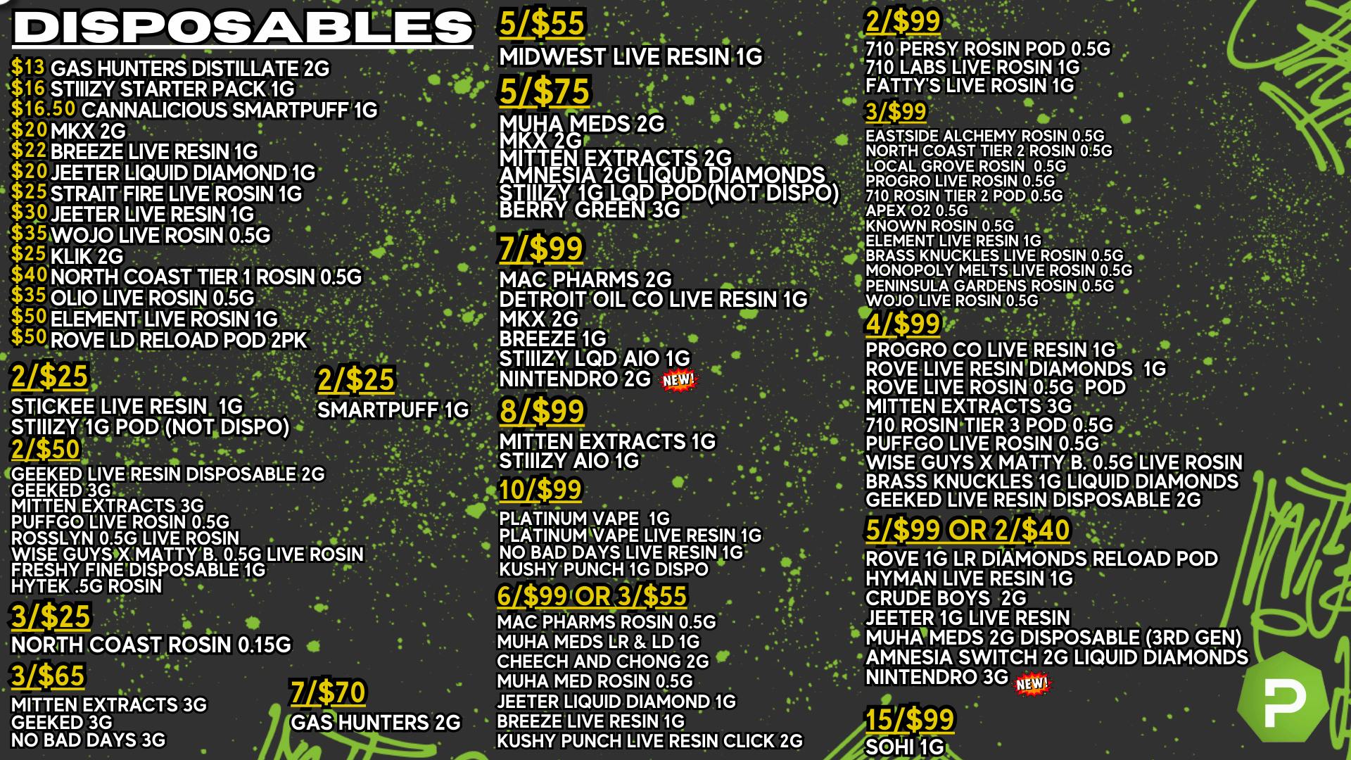 PUFF New Buffalo - RECREATION 21+ -NOW OPEN! LOWEST DISPOSABLE DEALS IN MICHIGAN!!!