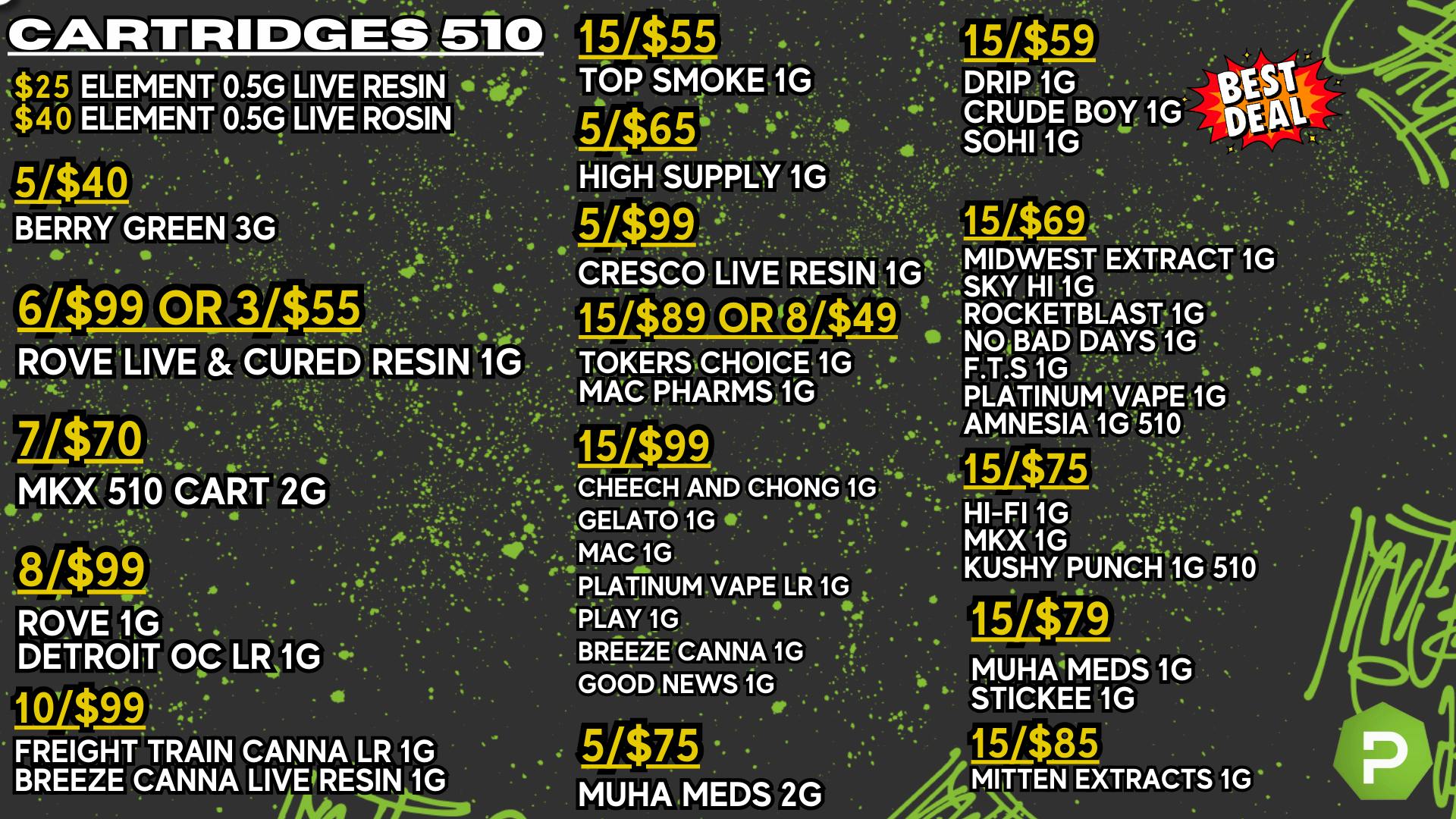 PUFF New Buffalo - RECREATION 21+ -NOW OPEN! 510 CARTRIDGE SALE, LOWEST AROUND!