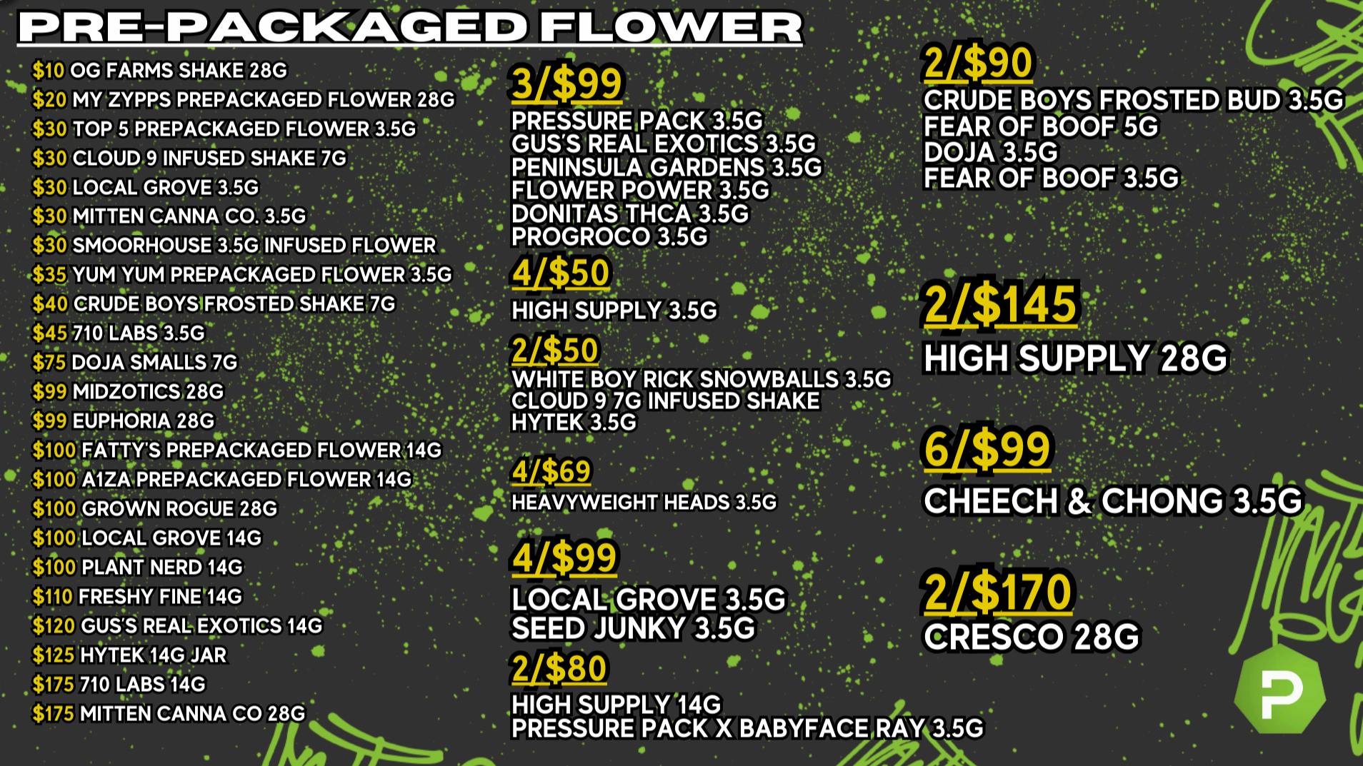 PUFF New Buffalo - RECREATION 21+ -NOW OPEN! !PREPACK DEALS!