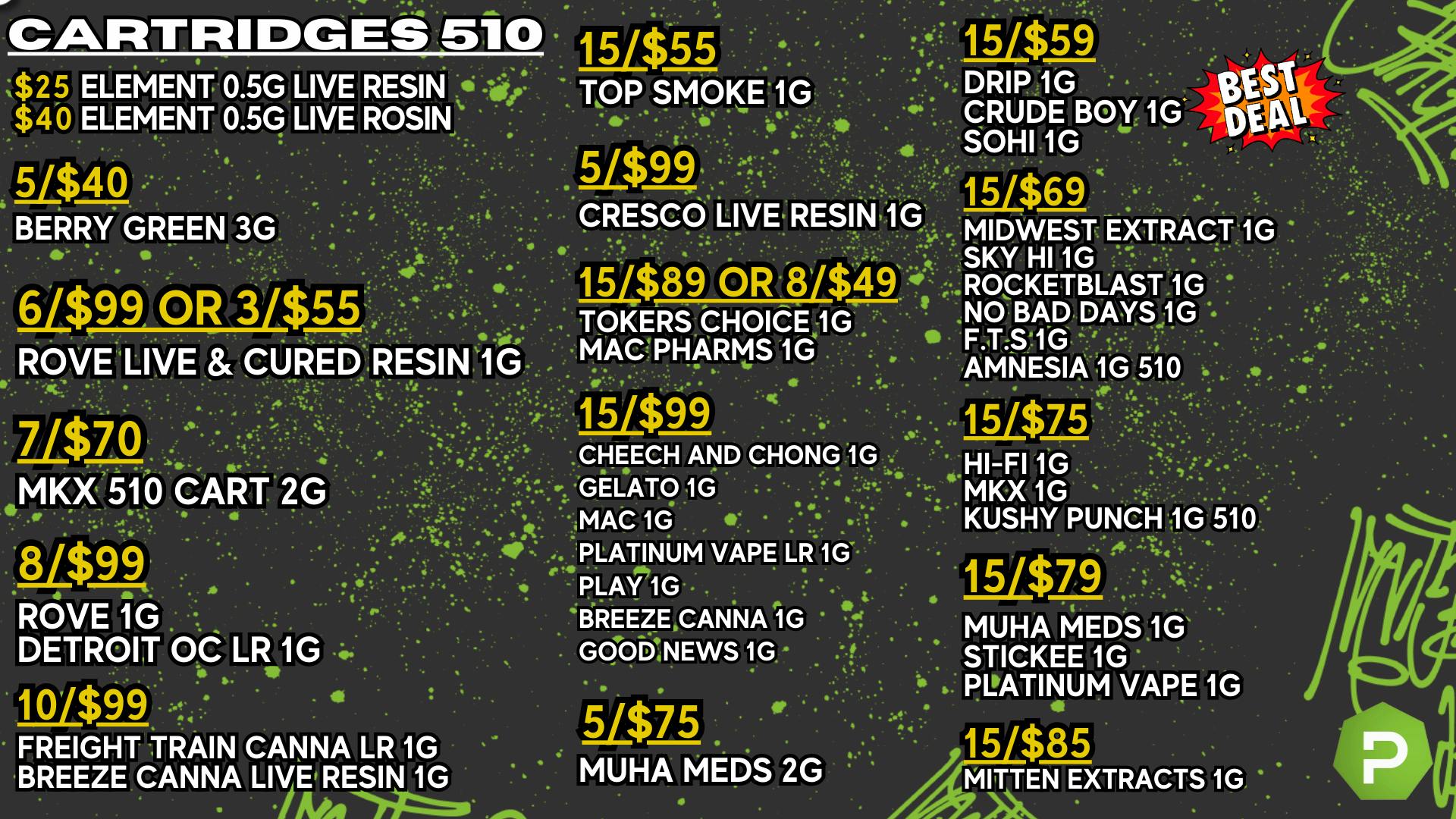 PUFF New Buffalo - RECREATION 21+ -NOW OPEN! 510 CARTRIDGE SALE, LOWEST AROUND!