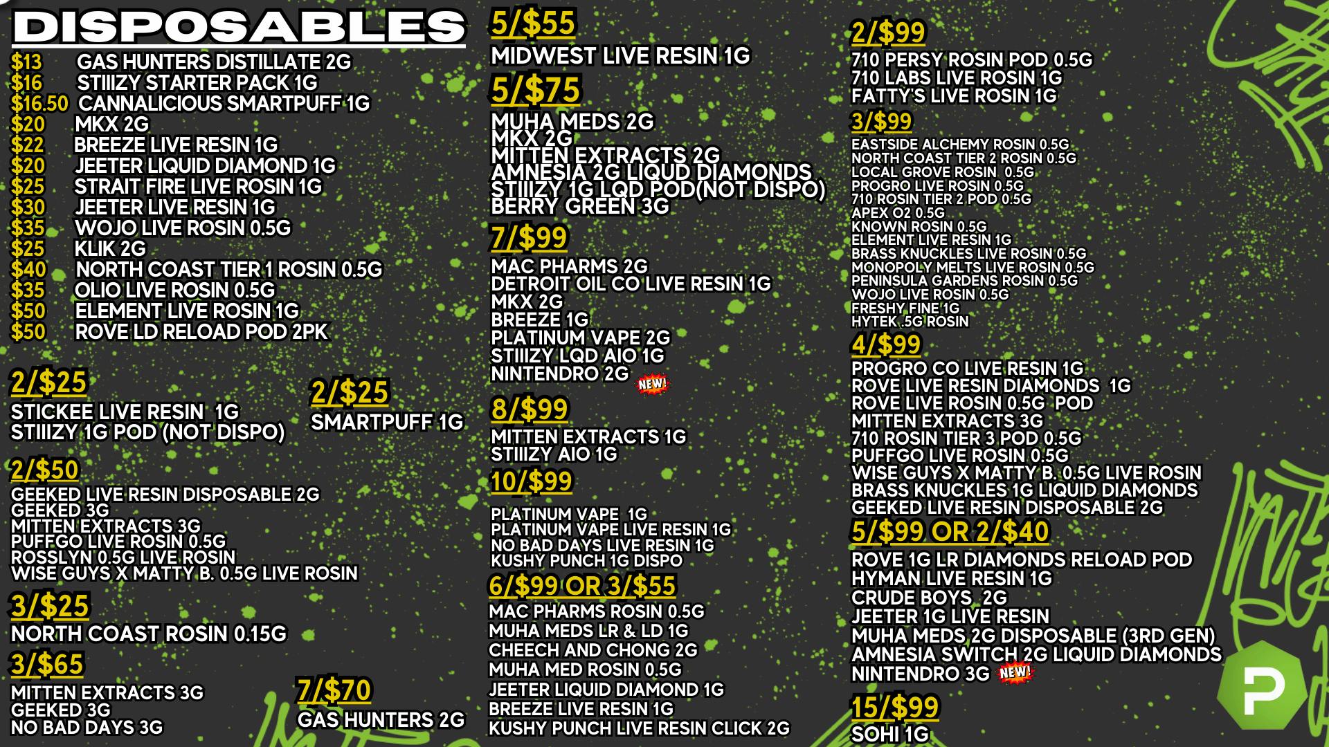 PUFF New Buffalo - RECREATION 21+ -NOW OPEN! LOWEST DISPOSABLE DEALS IN MICHIGAN!!!