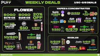 PUFF Oscoda - RECREATIONAL 21+ 🔥Weekly Deals🔥
