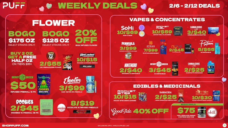 PUFF Oscoda - RECREATIONAL 21+ 🔥Weekly Deals🔥