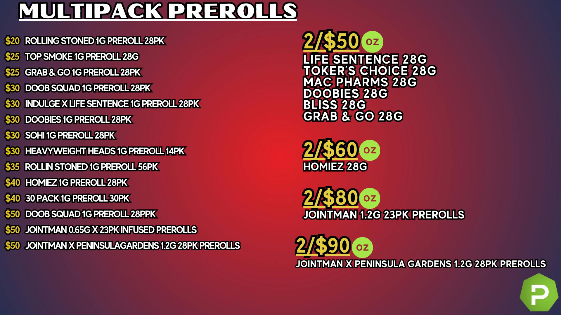 PUFF Monroe - RECREATIONAL 21+ NOW OPEN! *!Everyday Deals!*