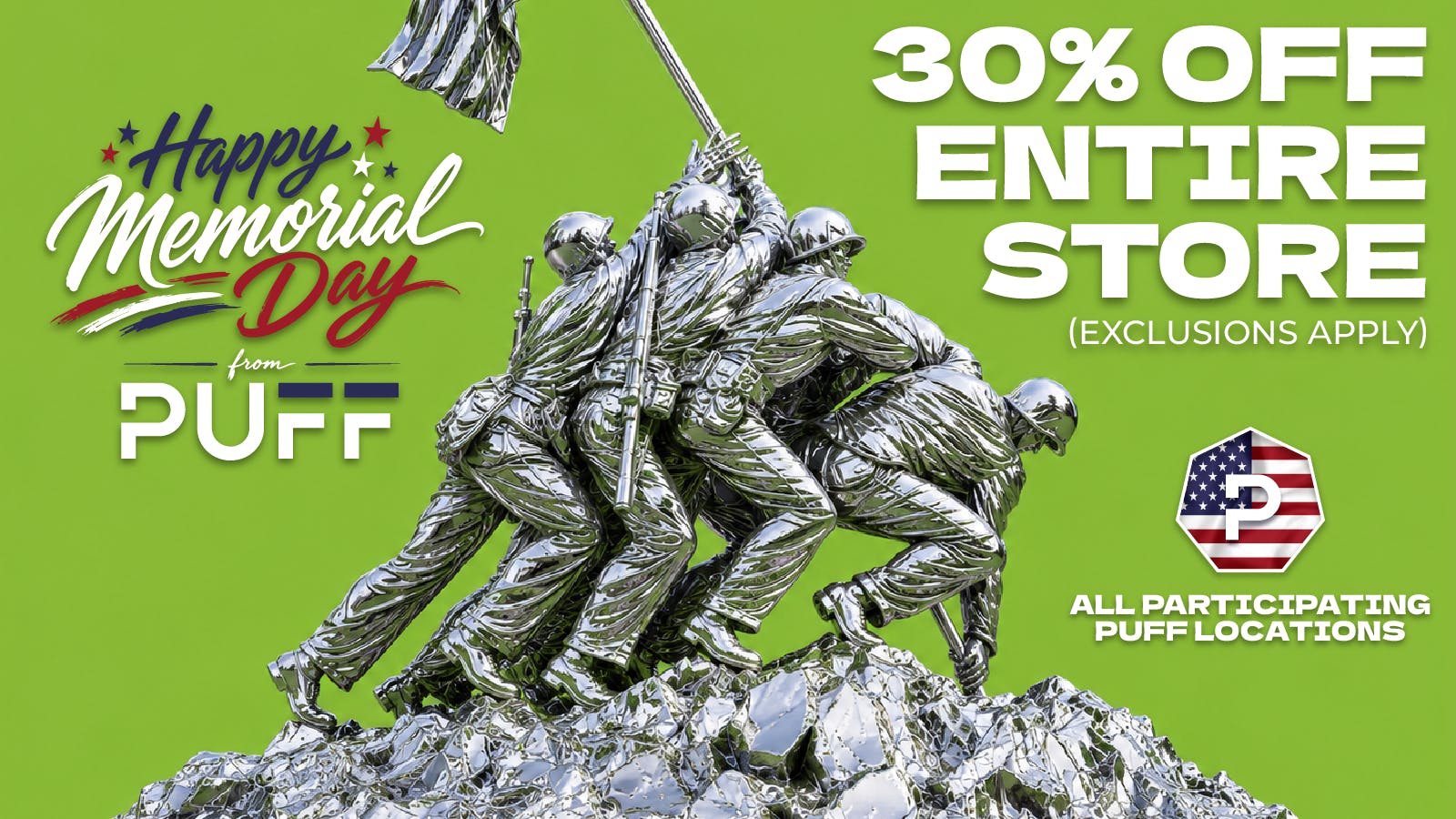 PUFF Bay City - RECREATIONAL 21+ 🎆🚨MEMORIAL WEEKEND SPECIALS🚨🎆