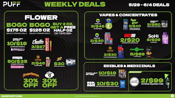 PUFF Kalamazoo - RECREATIONAL 21+ 🔥💨Puff Weekly Deals 5/29-6/4💨🔥