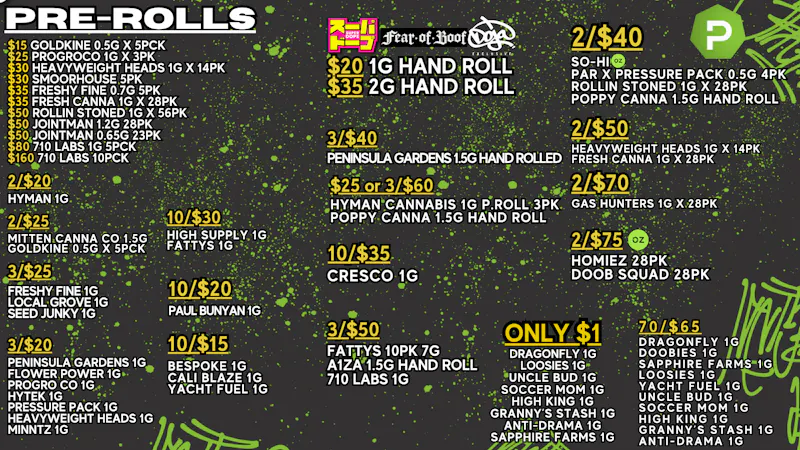 PUFF New Buffalo - RECREATION 21+ -NOW OPEN! BEST PREROLL DEALS AROUND💨
