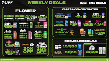 PUFF Oscoda - RECREATIONAL 21+ PUFF OSCODA- WEEKLY DEALS 6/12-6/18