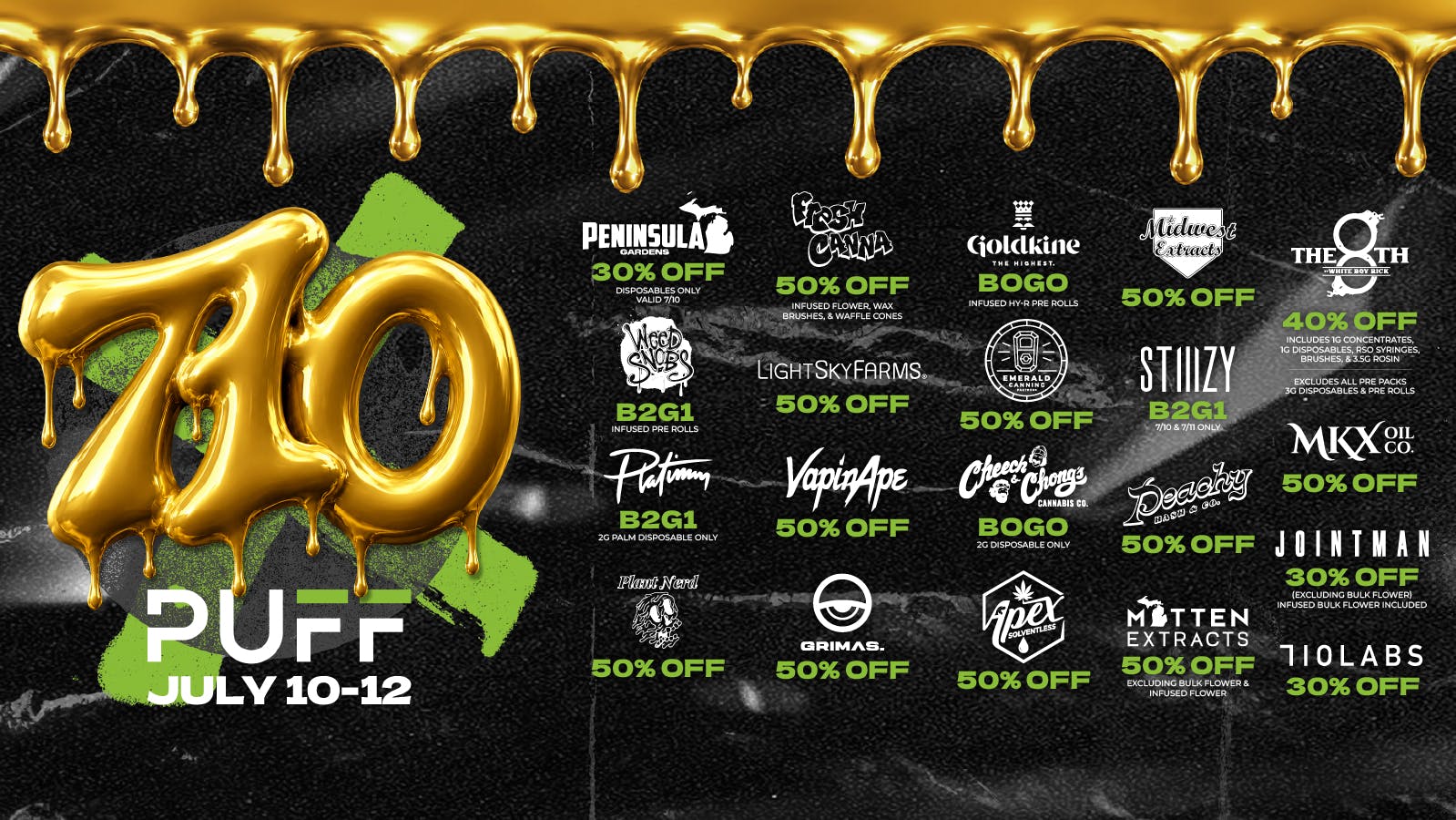PUFF Monroe - RECREATIONAL 21+ NOW OPEN! *!!!710 Deals!!!*