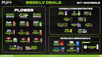 PUFF Oscoda - RECREATIONAL 21+ 🌿🔥PUFFS WEEKLY DEALS 8/7-8/13🔥🌿