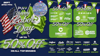 PUFF Oscoda - RECREATIONAL 21+ LABOR DAY WEEKEND SALE!!