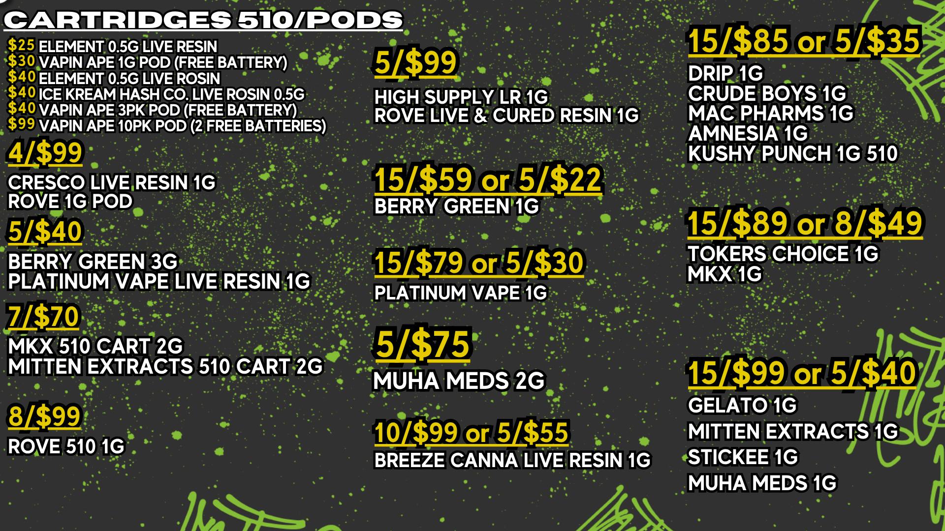 PUFF New Buffalo - RECREATION 21+ -NOW OPEN! 510 CARTRIDGE SALE, LOWEST AROUND!