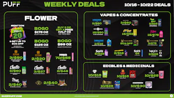 PUFF Kalamazoo - RECREATIONAL 21+ 💰🔥Puff Weekly Deals 10/16-10/22🔥💰