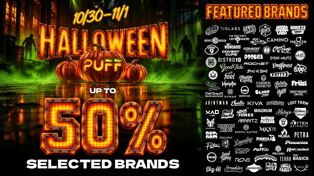 PUFF New Buffalo - RECREATION 21+ -NOW OPEN! HAPPY HALLOWEEN STORE UP TO 50% OFF 10/20-11/1