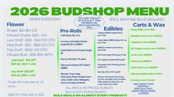The Bud Shop $11 CAVI CONES & $3 MINIS