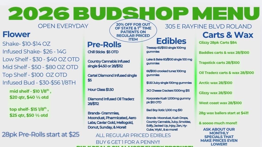 The Bud Shop HASH ROSIN SALES STARTING AT $18/G