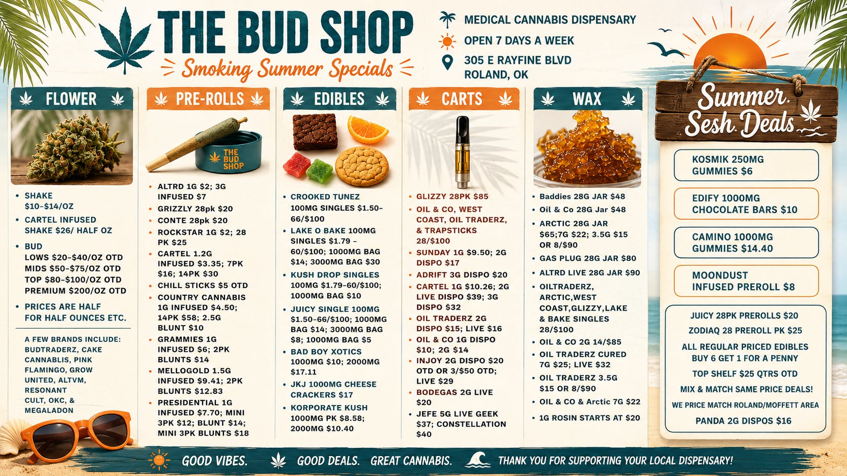 The Bud Shop IN STORE POP UP SALES ALWAYS! 🔥