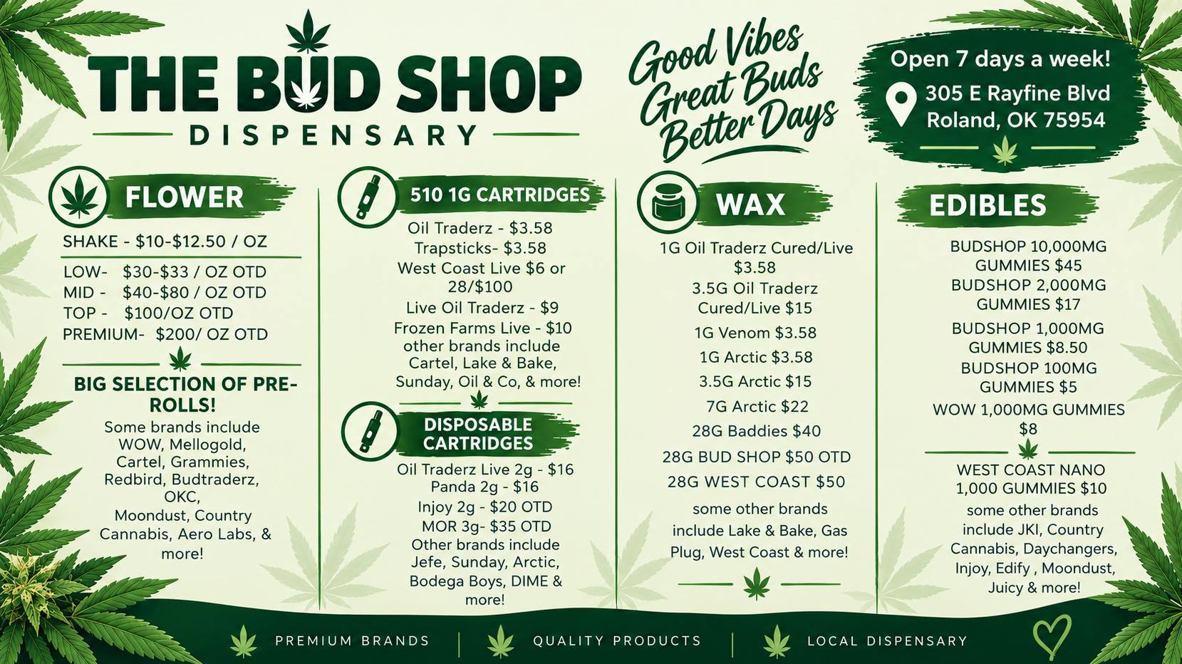 The Bud Shop FRESH BATCH OF INJOYS JUST DROPPED!👏