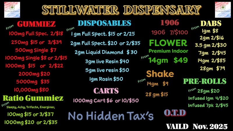 Stillwater Dispensary BEST FLOWER IN TOWN