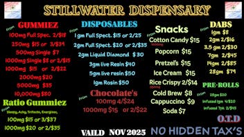 Stillwater Dispensary 1000mg Cotton Candy : Best Flower in Town