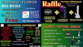 Stillwater Dispensary BLACK FRIDAY MASSACRE @ STILLWATER DISPO