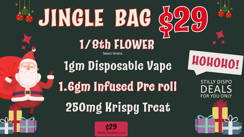 Stillwater Dispensary HO! HO! HO! JINGLE BAG $29