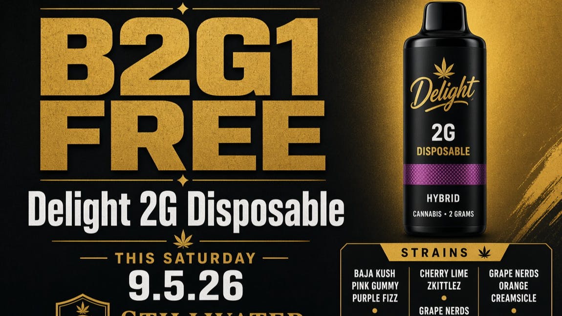 Stillwater Dispensary DELIGHT B2G1 FREE