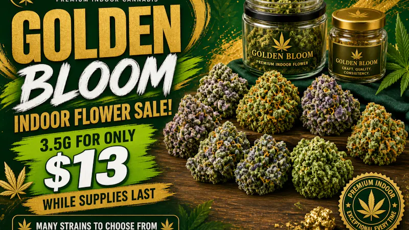 Stillwater Dispensary 🔥 Golden Bloom Premium Indoor Flower is HERE! 🌿✨