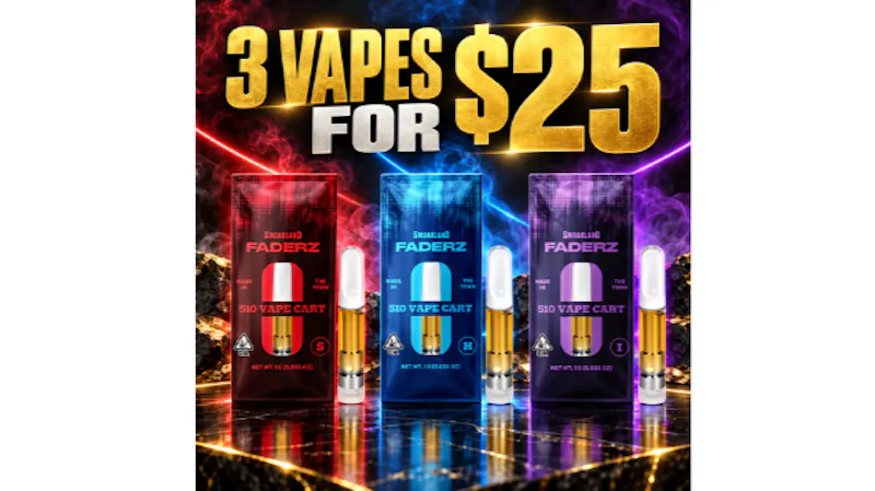 GREEN GOLD DELIVERY 3 VAPES FOR $25! UNBEATABLE VALUE