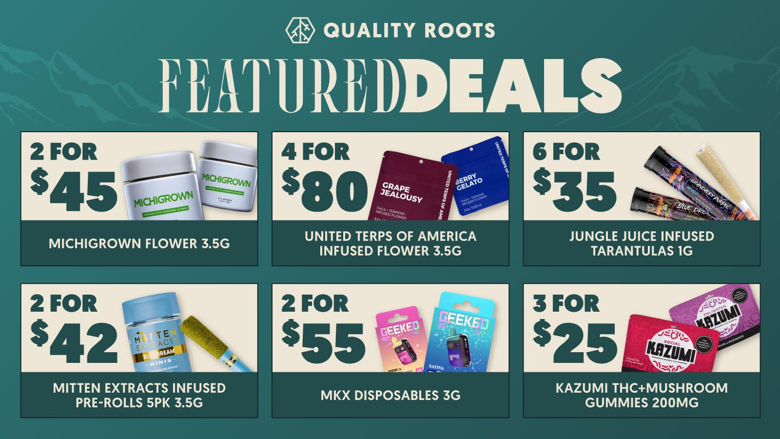 Quality Roots Monroe Qualidays Deals