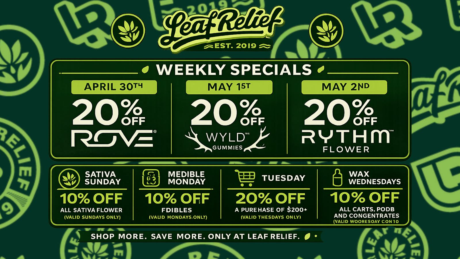 Leaf Relief - Youngstown Leaf Relief - Weekly Deals