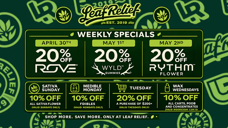 Leaf Relief - Youngstown Leaf Relief - Weekly Deals